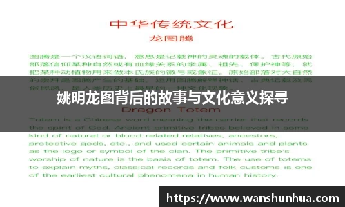 姚明龙图背后的故事与文化意义探寻